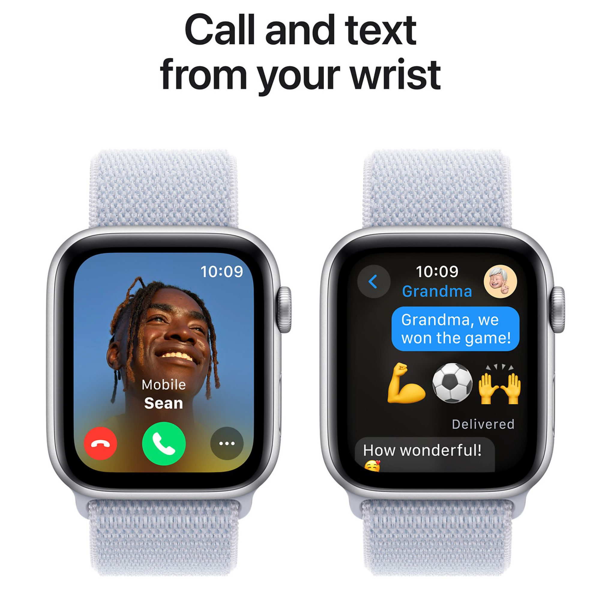 Apple Watch SE (2024) 4G 40mm Zilver Sport Loop