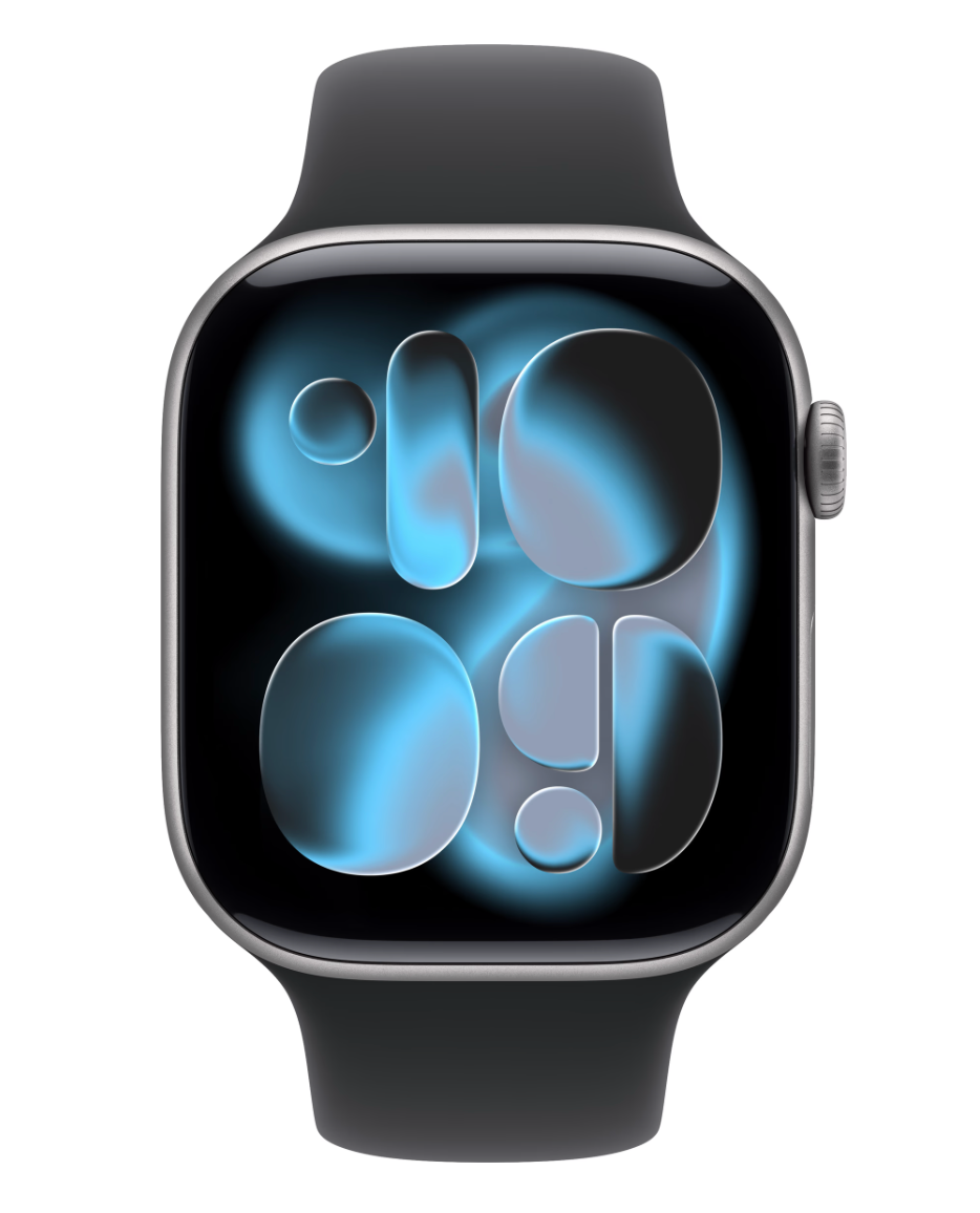 Apple Watch Series 11 Cellular 46mm Grijs Sportband M/L