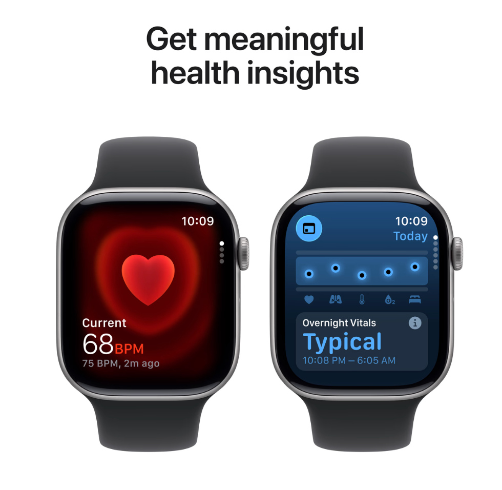 Apple Watch Series 11 Cellular 46mm Grijs Sportband M/L