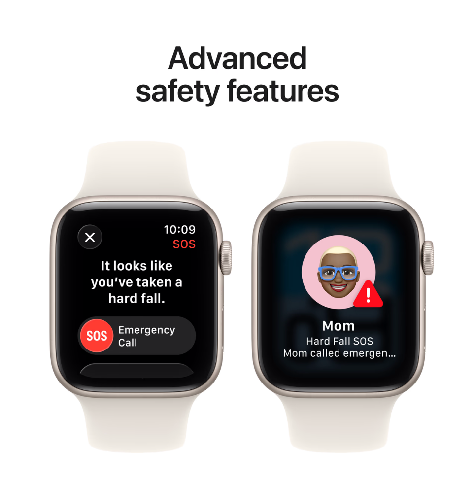 Apple Watch SE (2025) 44mm Starlight Sportband M/L