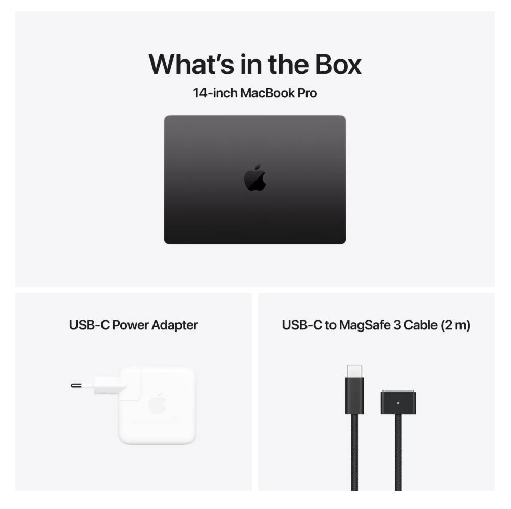 Apple MacBook Pro 14 inch (2024) M4 Pro (14 core CPU/20 core GPU) 48GB/1TB Spacezwart QWERTY