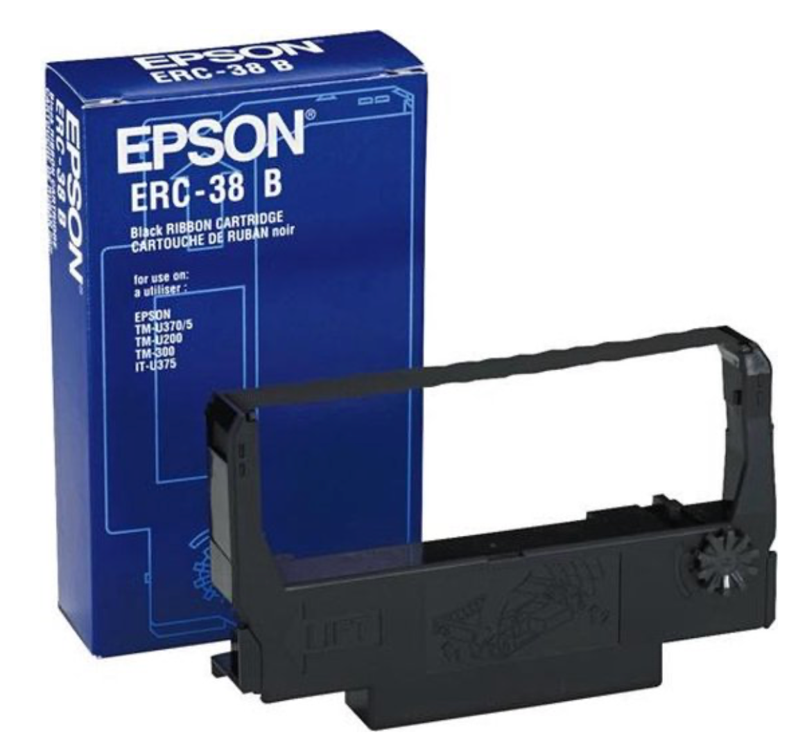 Epson inktlint ERC-38 B, OEM C43S015374, zwart