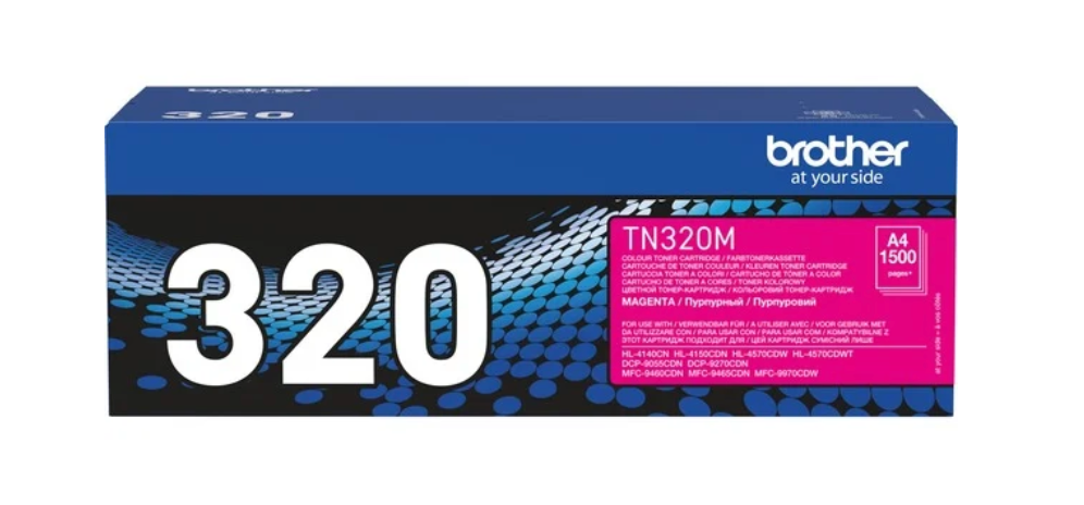 Brother toner, 1.500 pagina's, OEM TN320M, magenta