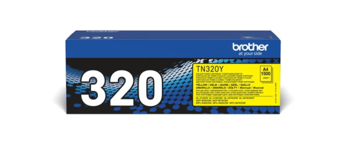 Brother toner, 1.500 pagina's, OEM TN-320Y, geel