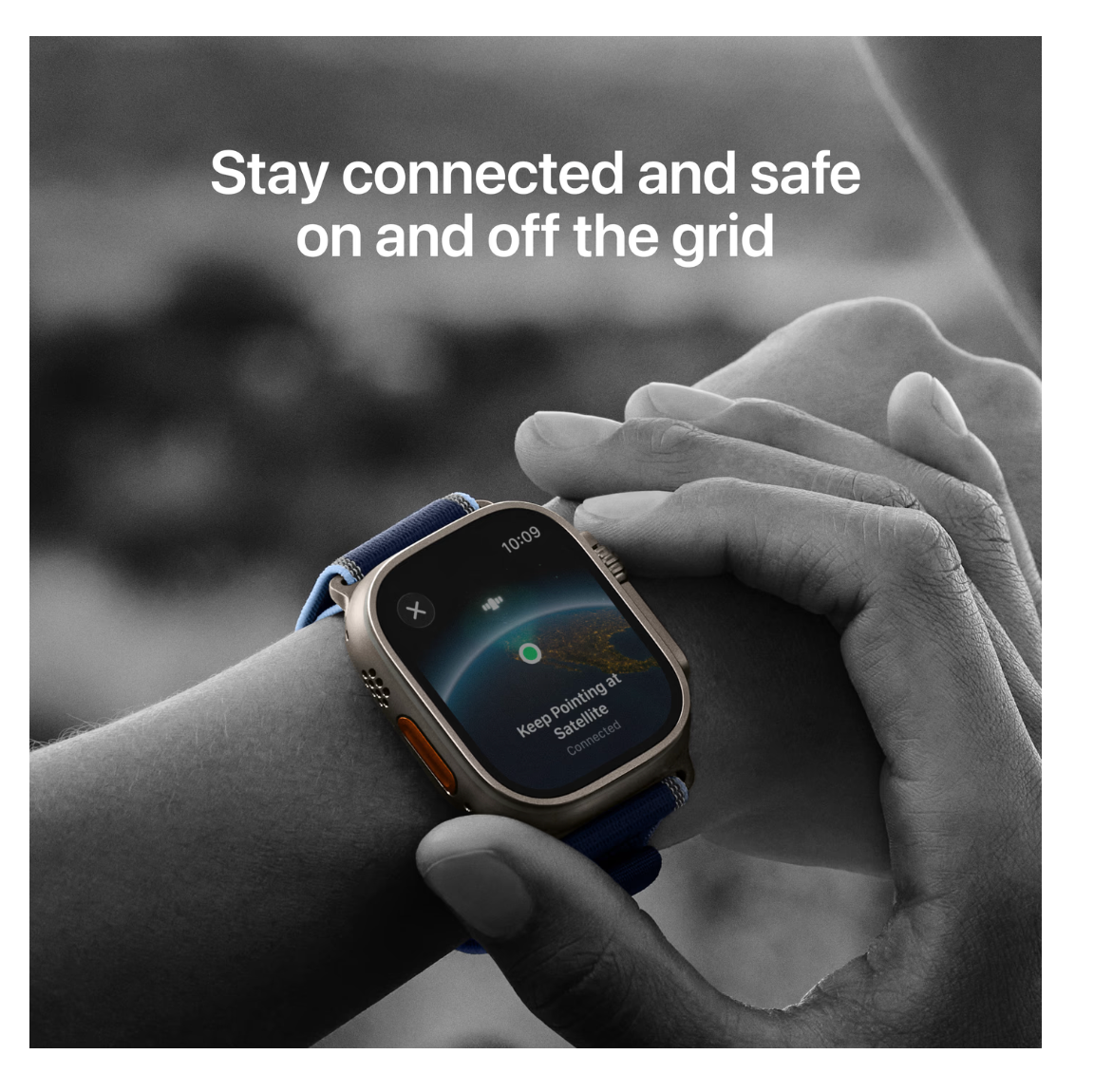 Apple Watch Ultra 3 Cellular 49mm Zwart Milanese Band S