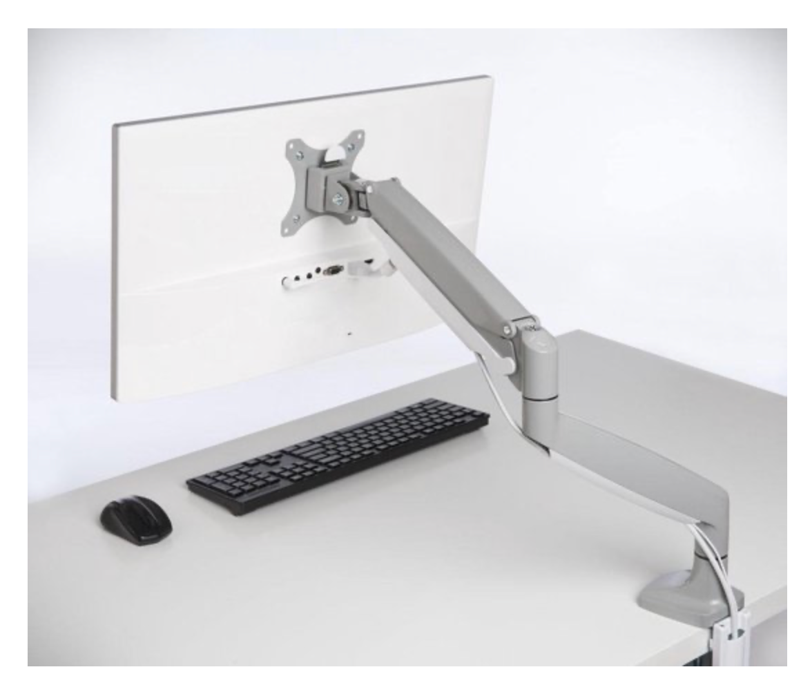 Kensington SmartFit one-touch verstelbare monitorarm, enkel, grijs