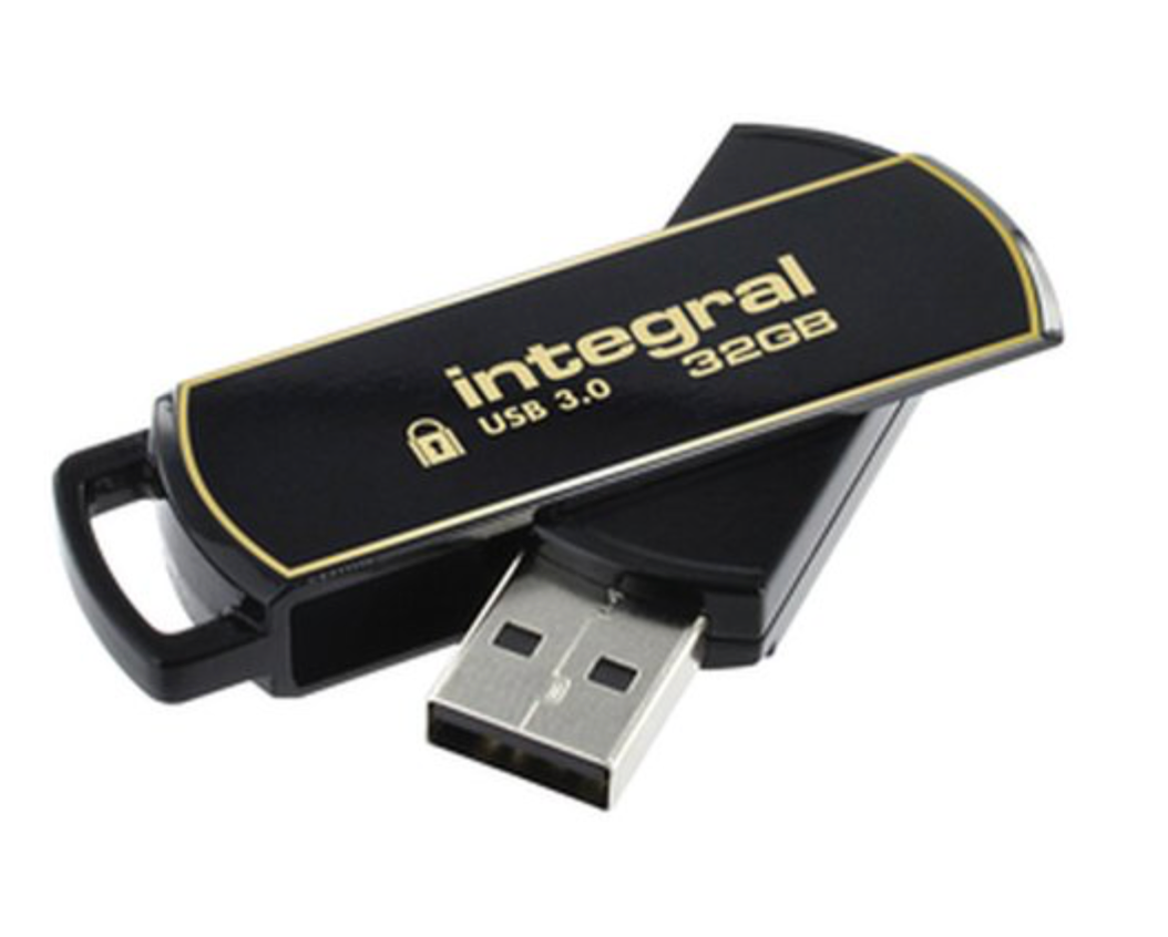 Integral 360 Secure USB 3.0 stick, 32 GB