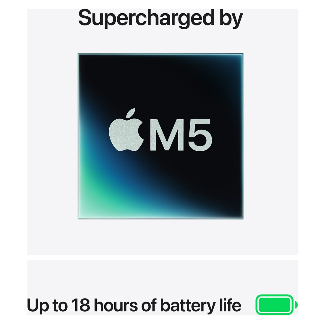 Apple MacBook Air (2026) 13inch M5 (10CPU/8GPU) 16GB 512GB Starlight QWERTY