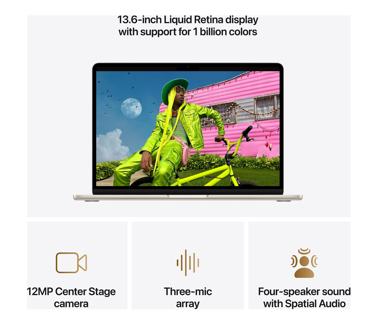 Apple MacBook Air (2026) 13inch M5 (10CPU/8GPU) 16GB 512GB Starlight QWERTY