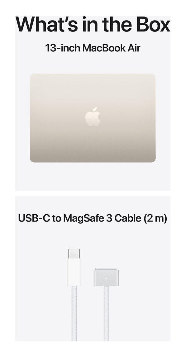 Apple MacBook Air (2026) 13inch M5 (10CPU/8GPU) 16GB 512GB Starlight QWERTY