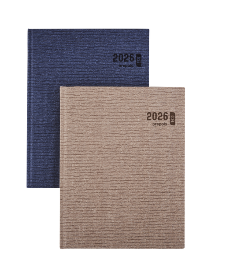 Brepols agenda Ecotiming, Kazar, assorti, 2026, boekgebonden