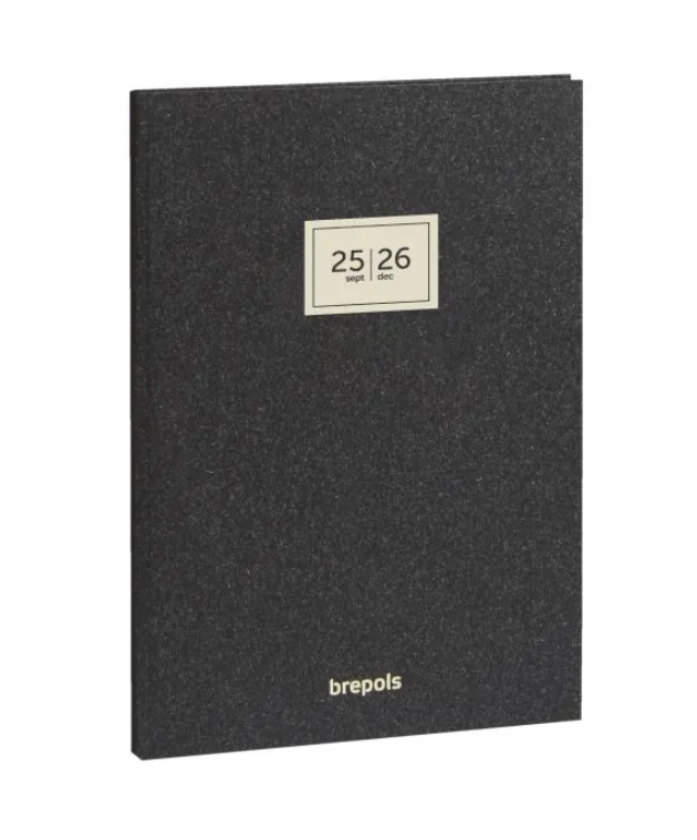 Brepols schoolagenda Weekly Notes Essenz, antraciet, 2025-2026