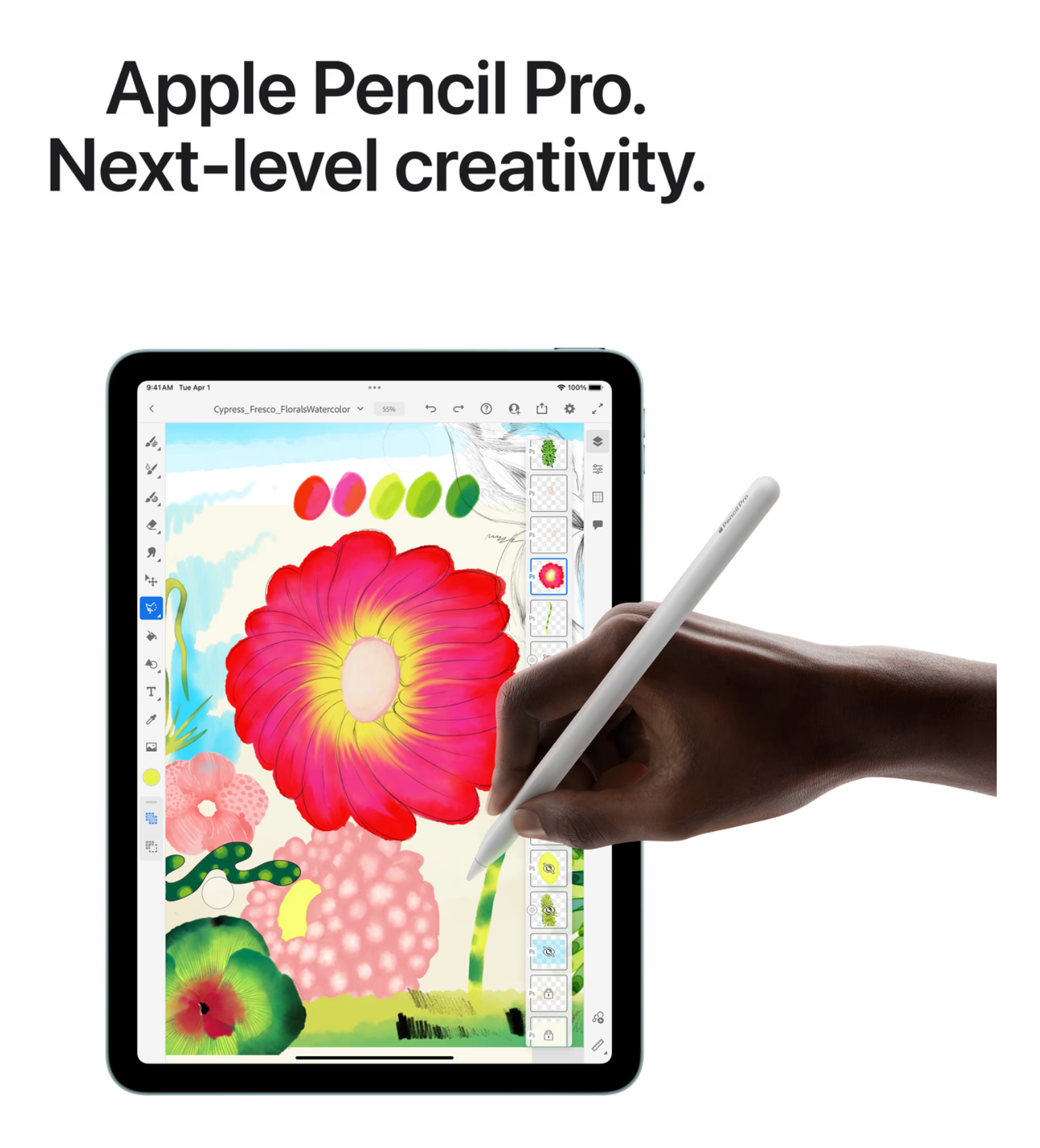 Apple iPad Air (2025) 13inch Wi-Fi + Cellular 512GB Blauw