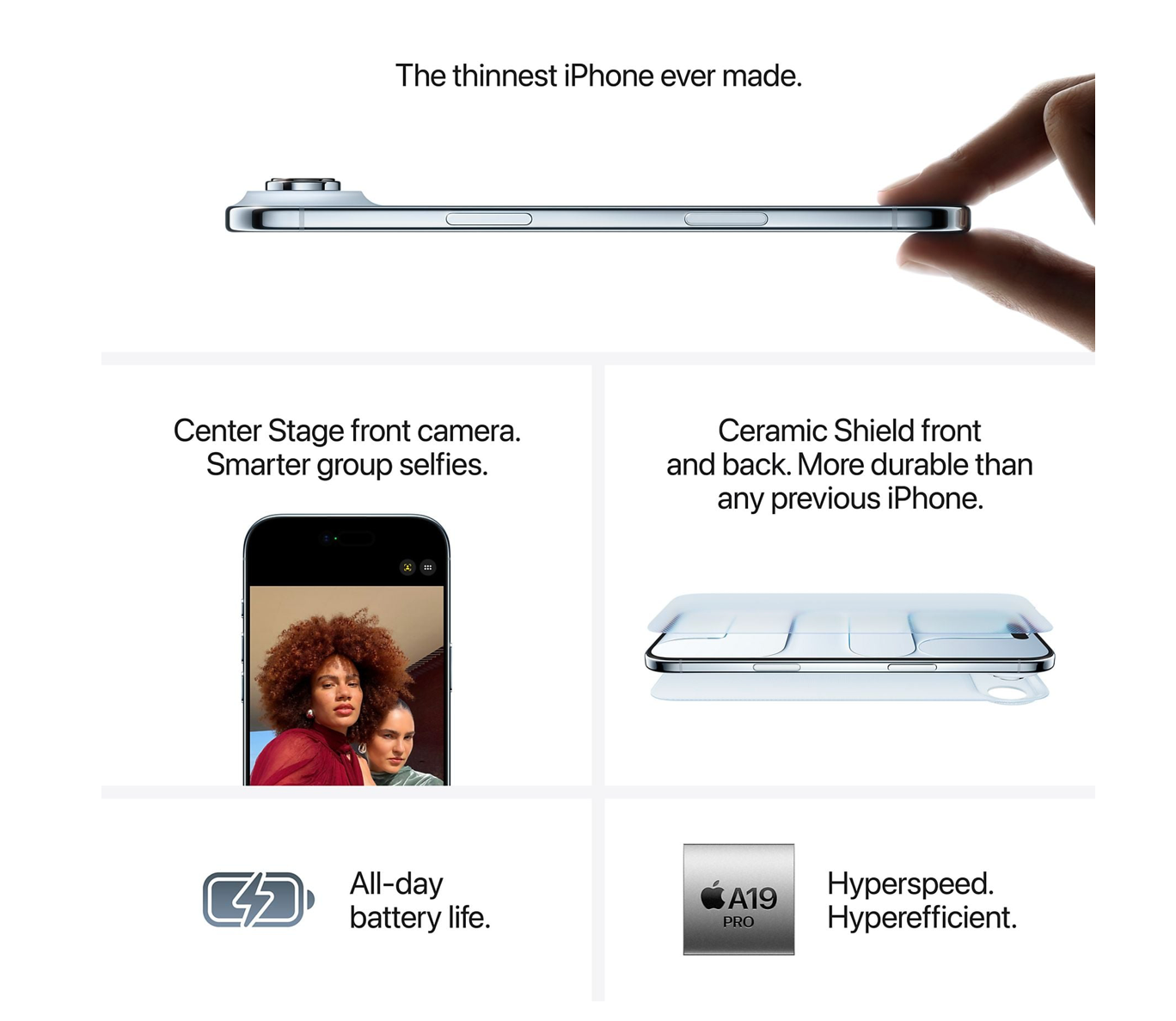 Apple iPhone Air 512GB Wit