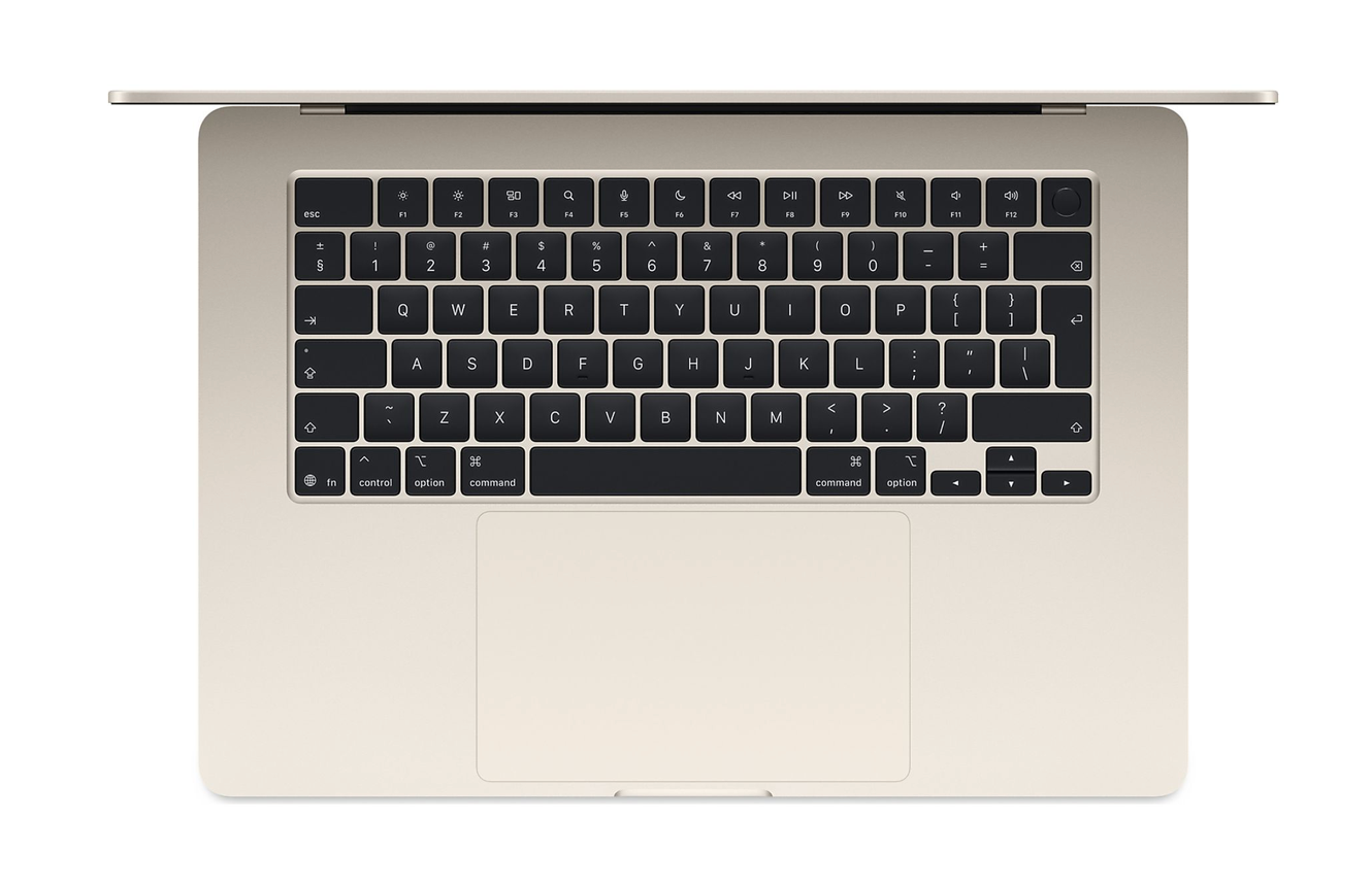 Apple MacBook Air (2026) 15inch M5 (10CPU/10GPU) 16GB 1TB Starlight QWERTY