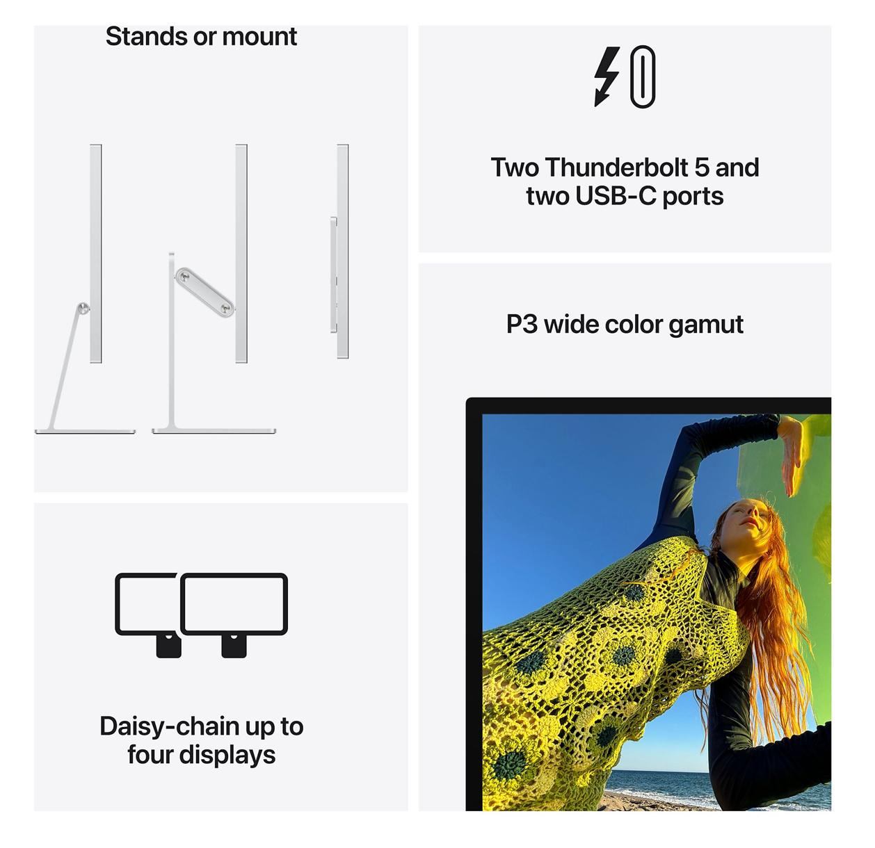Apple Studio Display Nanotextuur (2026) met VESA montage
