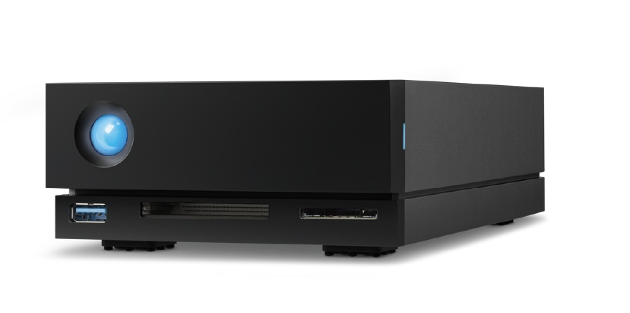 LaCie 1big Dock disk array 30 TB Desktop Zwart