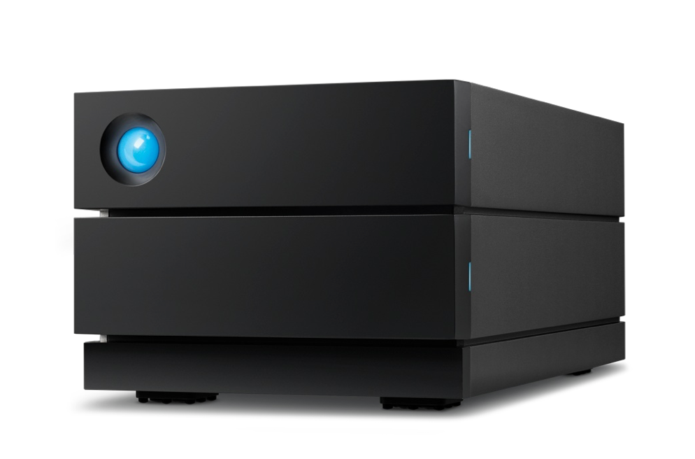 LaCie 2Big Raid USB-C 60TB disk array Desktop Zwart