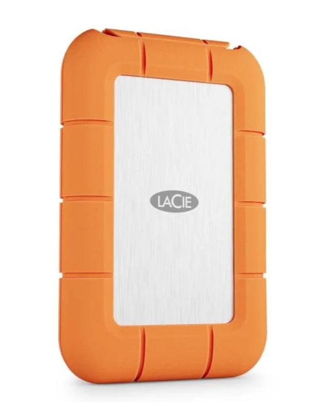 LaCie STND4000400 externe solide-state drive Thunderbolt technologie 4 TB USB Type-C USB4 Gen 3x2 Oranje, Roestvrijstaal