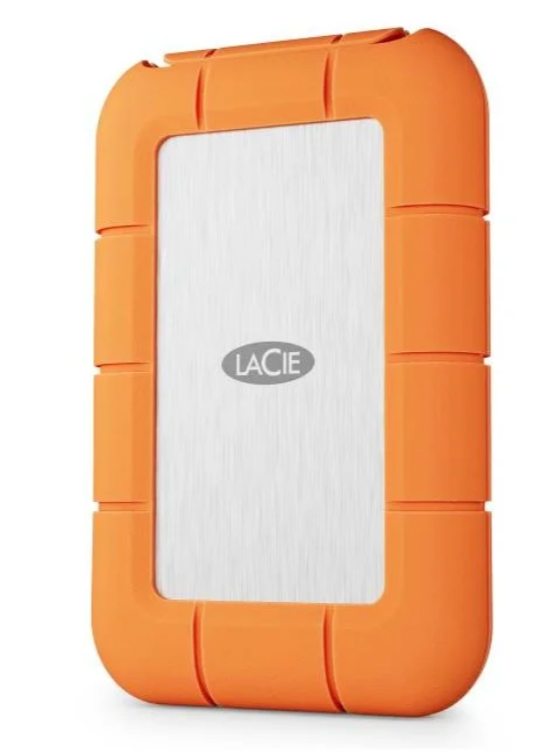 LaCie STND4000400 externe solide-state drive Thunderbolt technologie 4 TB USB Type-C USB4 Gen 3x2 Oranje, Roestvrijstaal