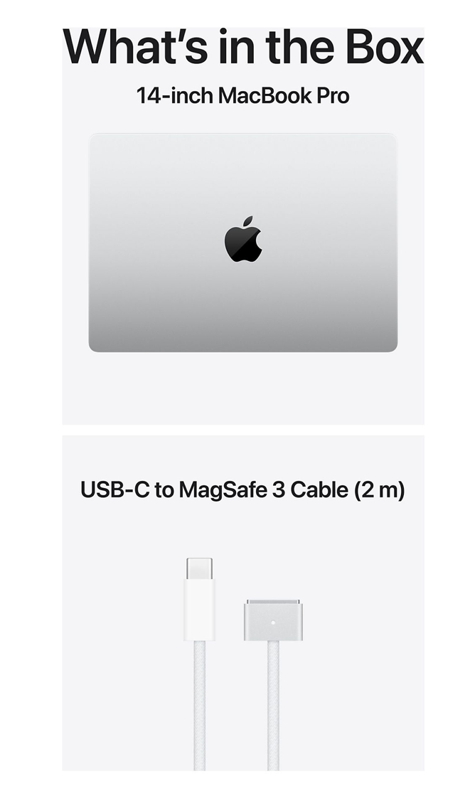 Apple MacBook Pro (2026) 14 inch M5 Max (18CPU/32GPU) 36 GB 2TB Silver QWERTY