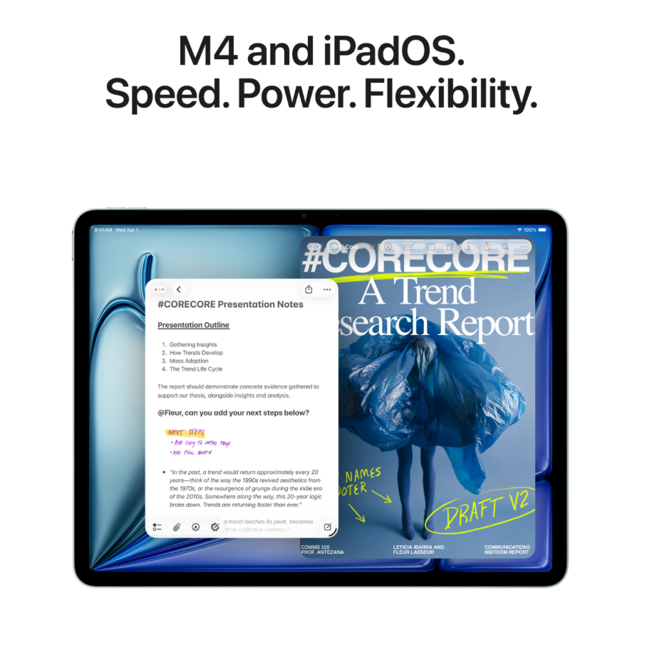 Apple iPad Air (2026) 11inch Wi-Fi  1TB Blauw