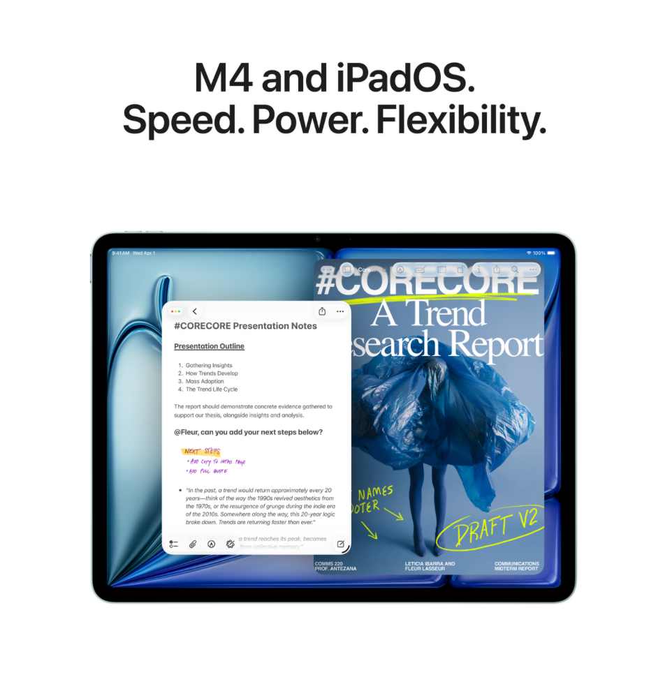 Apple iPad Air (2026) 13 inch 256GB wifi + 5G Grijs