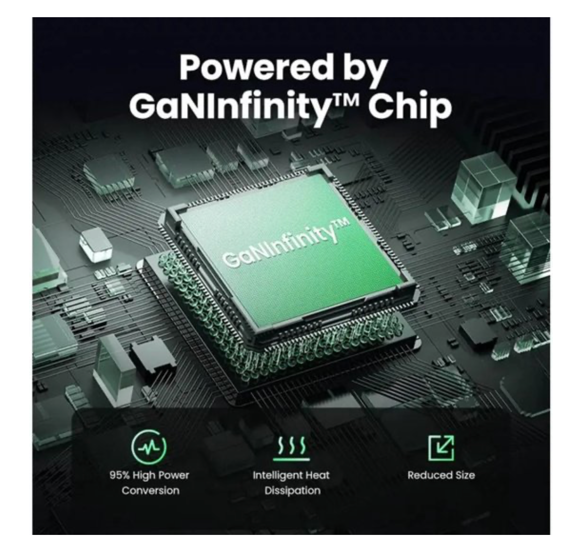 Ugreen Nexode Air 100W USB/USB-C PD Snellader GaN Adapter Grijs