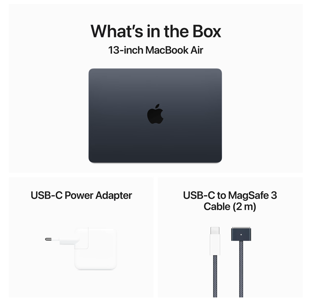 Apple MacBook Air 13inch (2024 ) M3 8-core, 16GB ram, 10-core GPU, 512GB ssd, Blauw, QWERTY