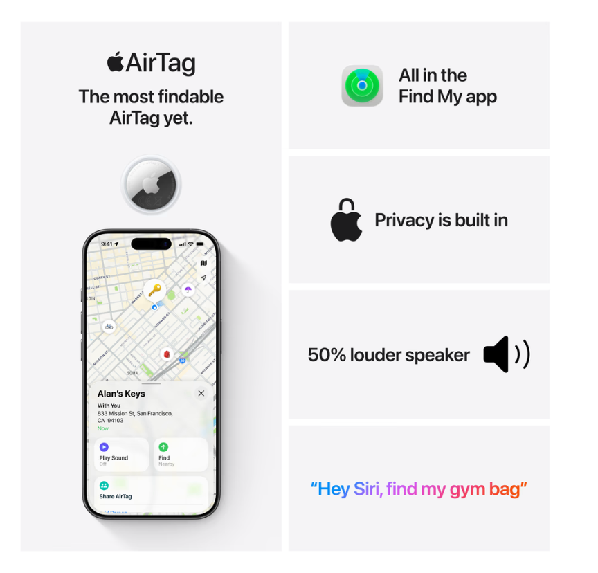 Apple AirTag 2 (1-pack)