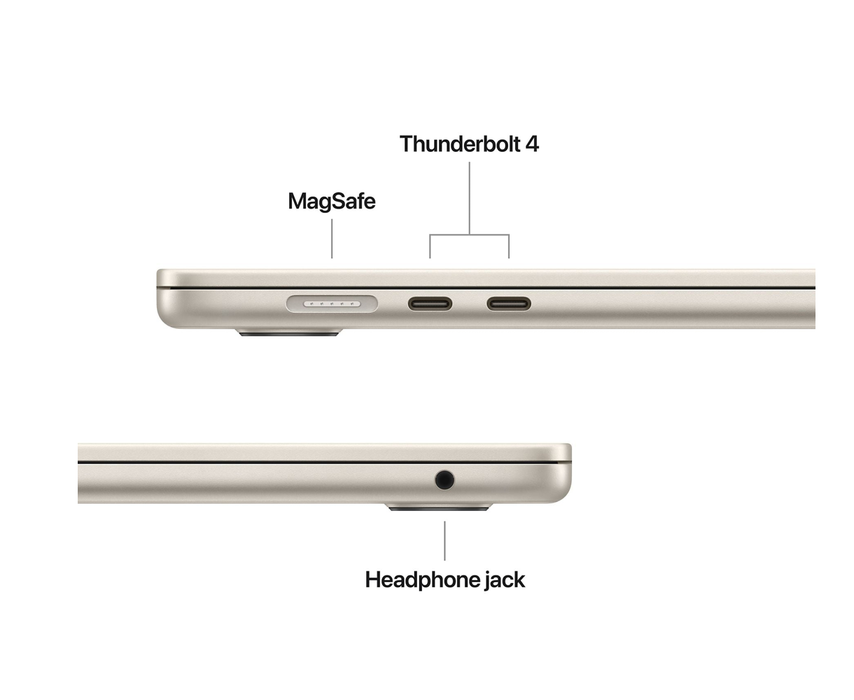 Apple MacBook Air (2026) 15 inch M5 (10CPU/10GPU) 16GB 512GB Starlight QWERTY