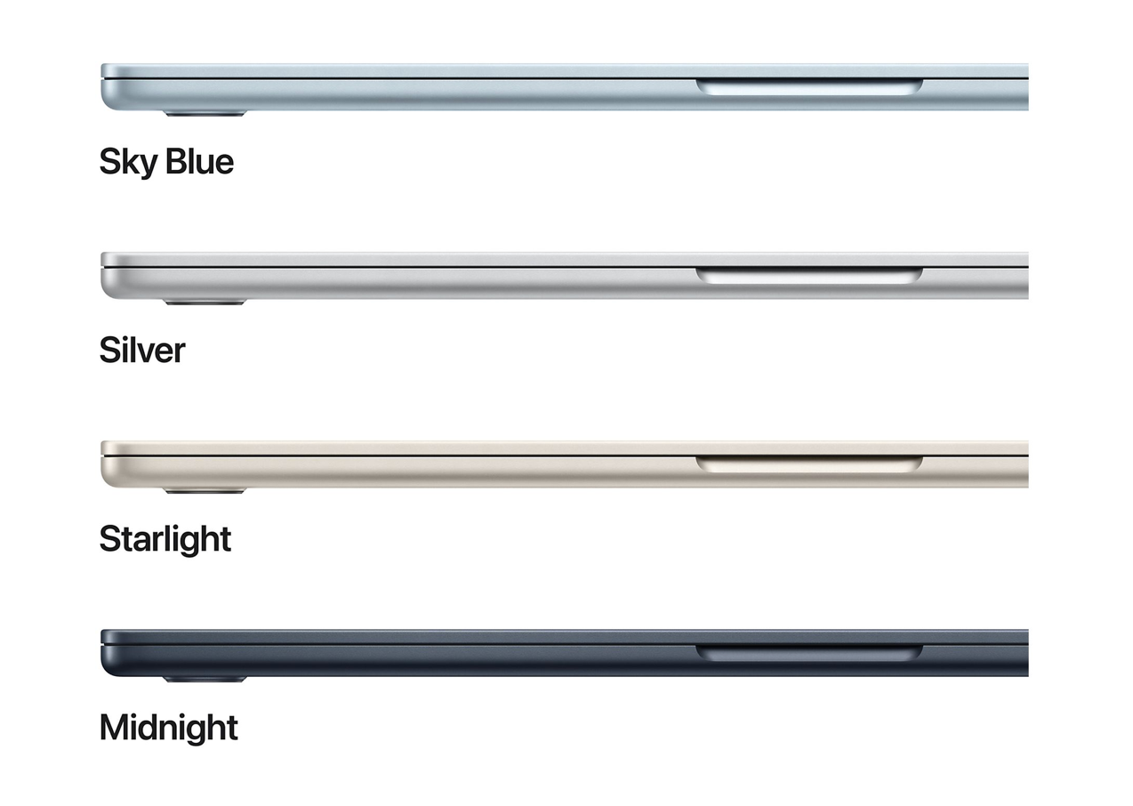 Apple MacBook Air (2026) 15inch M5 (10CPU/10GPU) 16GB 1TB Sky Blue QWERTY