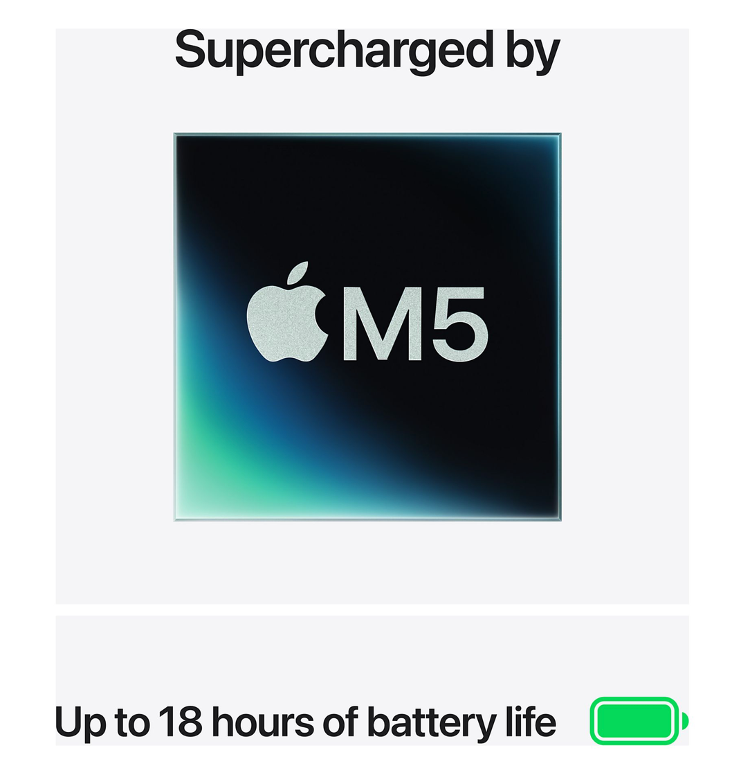 Apple MacBook Air (2026) - 15inch M5 (10CPU/10GPU) 16GB 512GB Sky Blue QWERTY