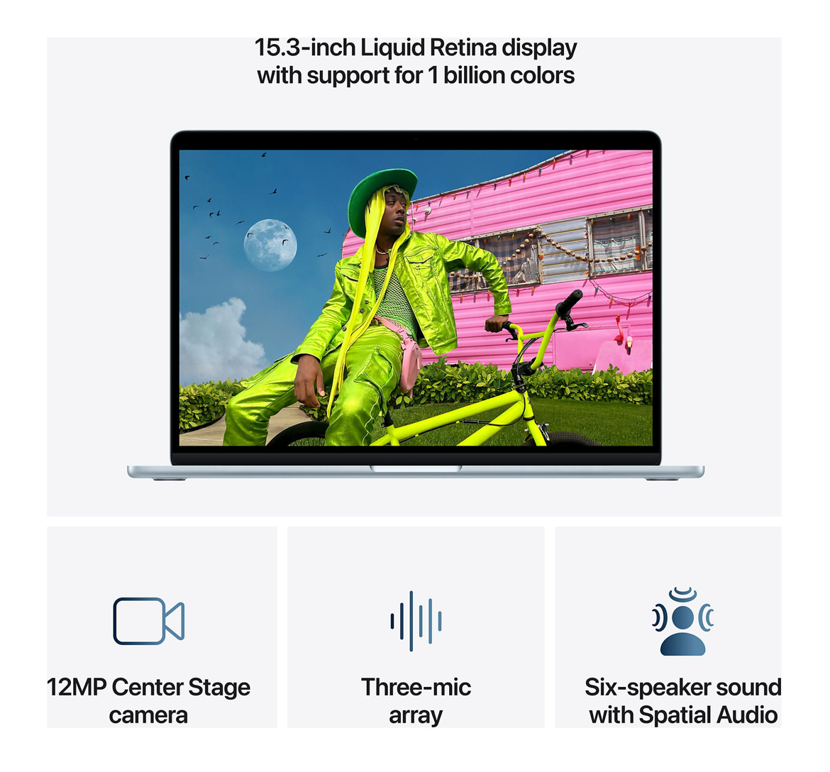 Apple MacBook Air (2026) 15inch M5 (10CPU/10GPU) 16GB 1TB Sky Blue QWERTY