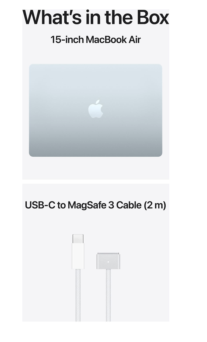 Apple MacBook Air (2026) 15inch M5 (10CPU/10GPU) 16GB 1TB Sky Blue QWERTY