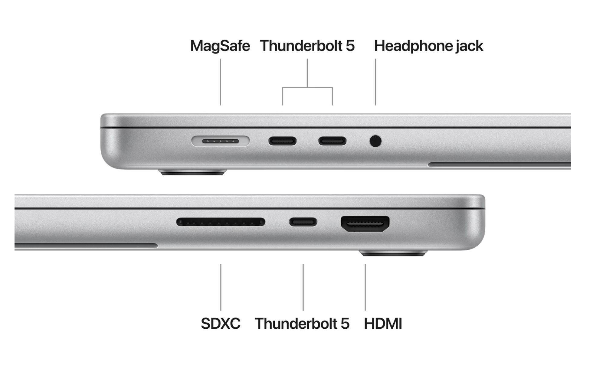 Apple MacBook Pro (2024) 16" M4 Max 16‑core CPU, 40‑core GPU, 48GB ram, 1TB opslag, NL, Zilver, QWERTY