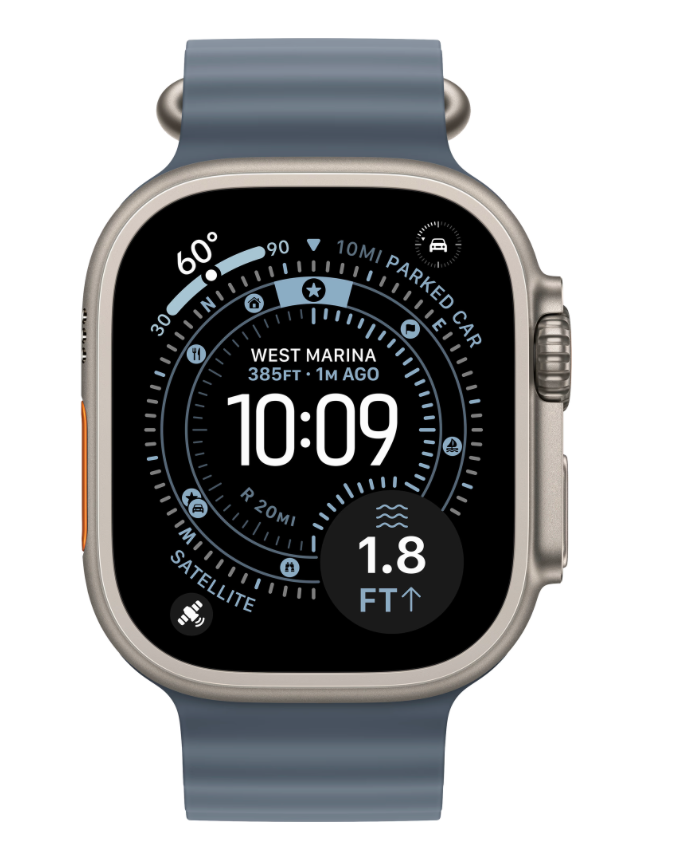 Apple Watch Ultra 3 Cellular 49mm Natural Ocean Band