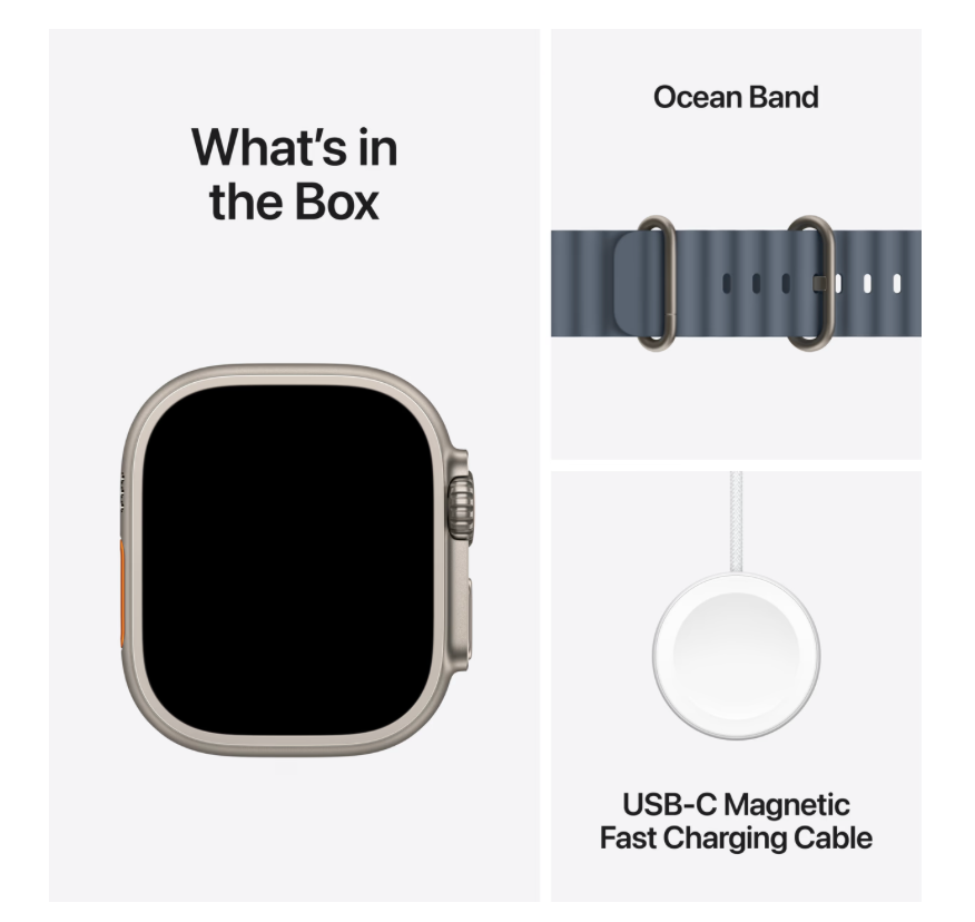 Apple Watch Ultra 3 Cellular 49mm Natural Ocean Band