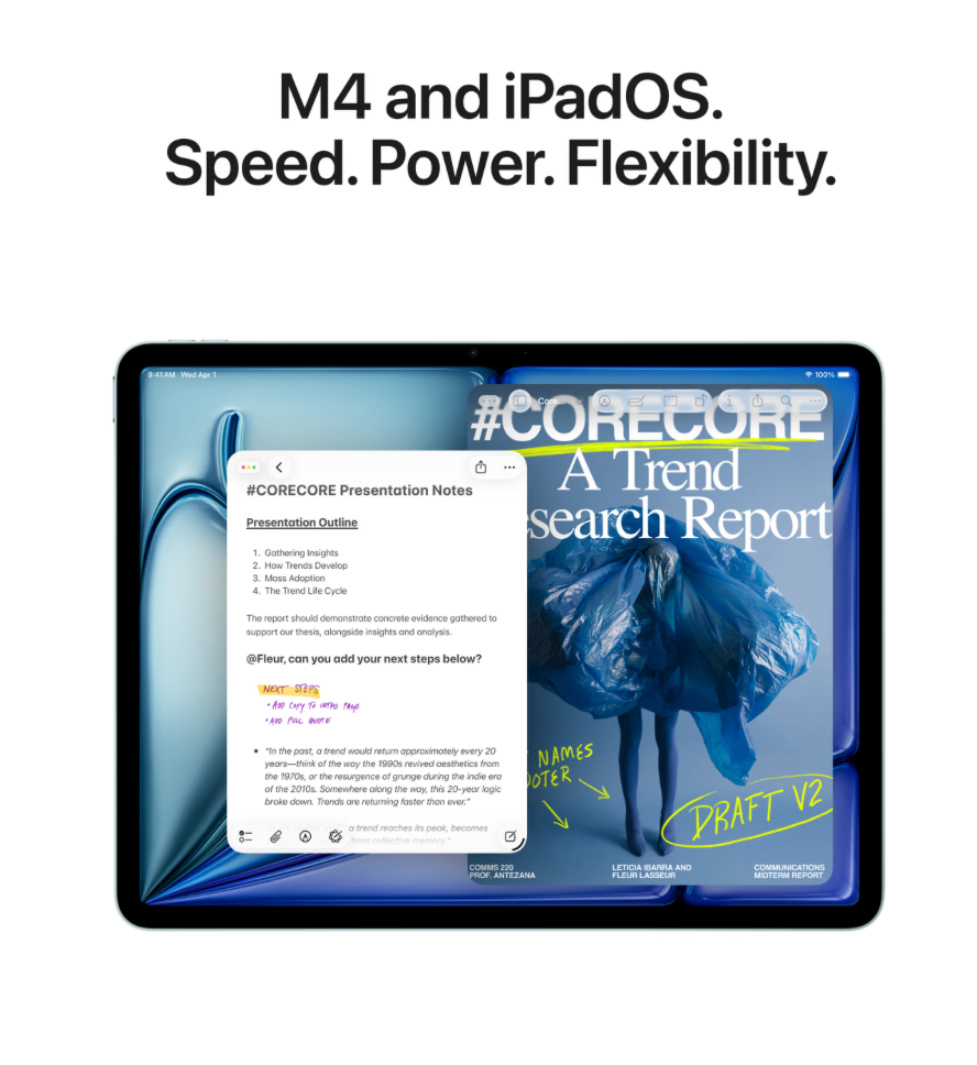 Apple iPad Air (2026) 13 inch 256GB Wifi Sterrenlicht