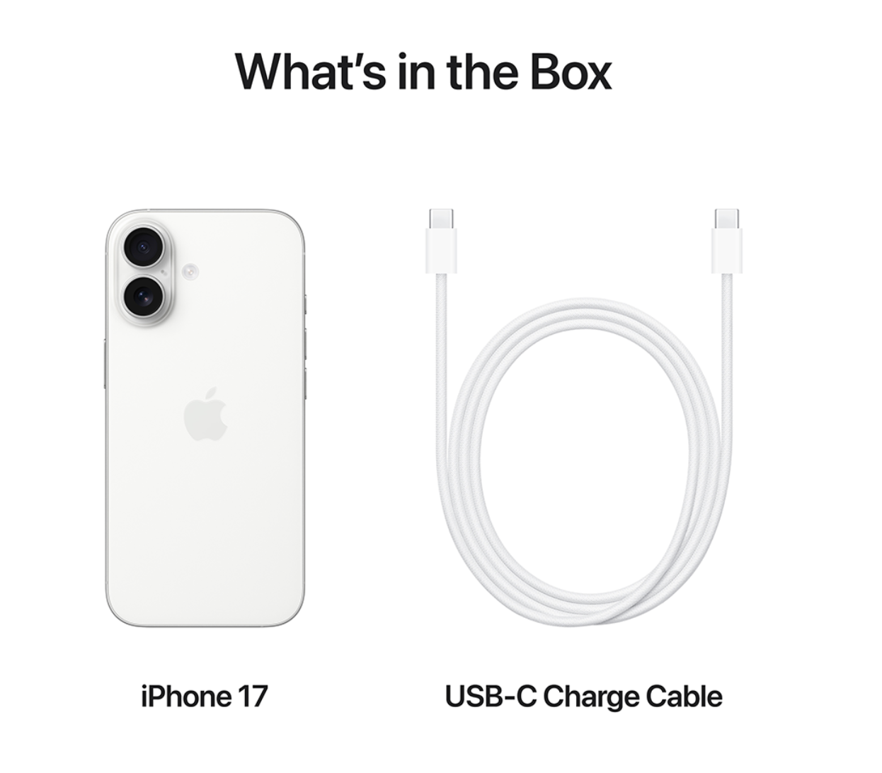 Apple iPhone 17 512GB Wit