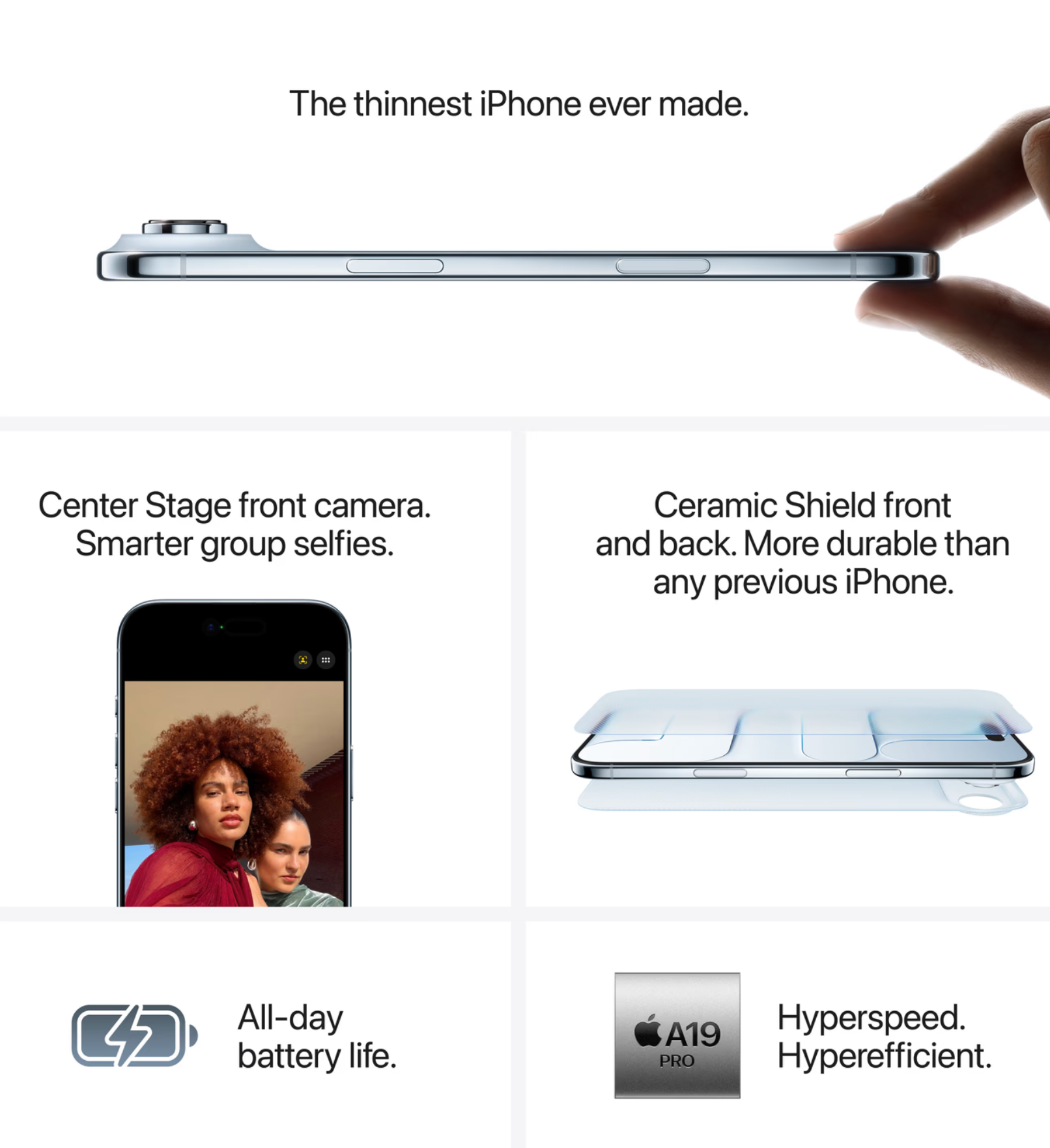 Apple iPhone Air 1TB Goud