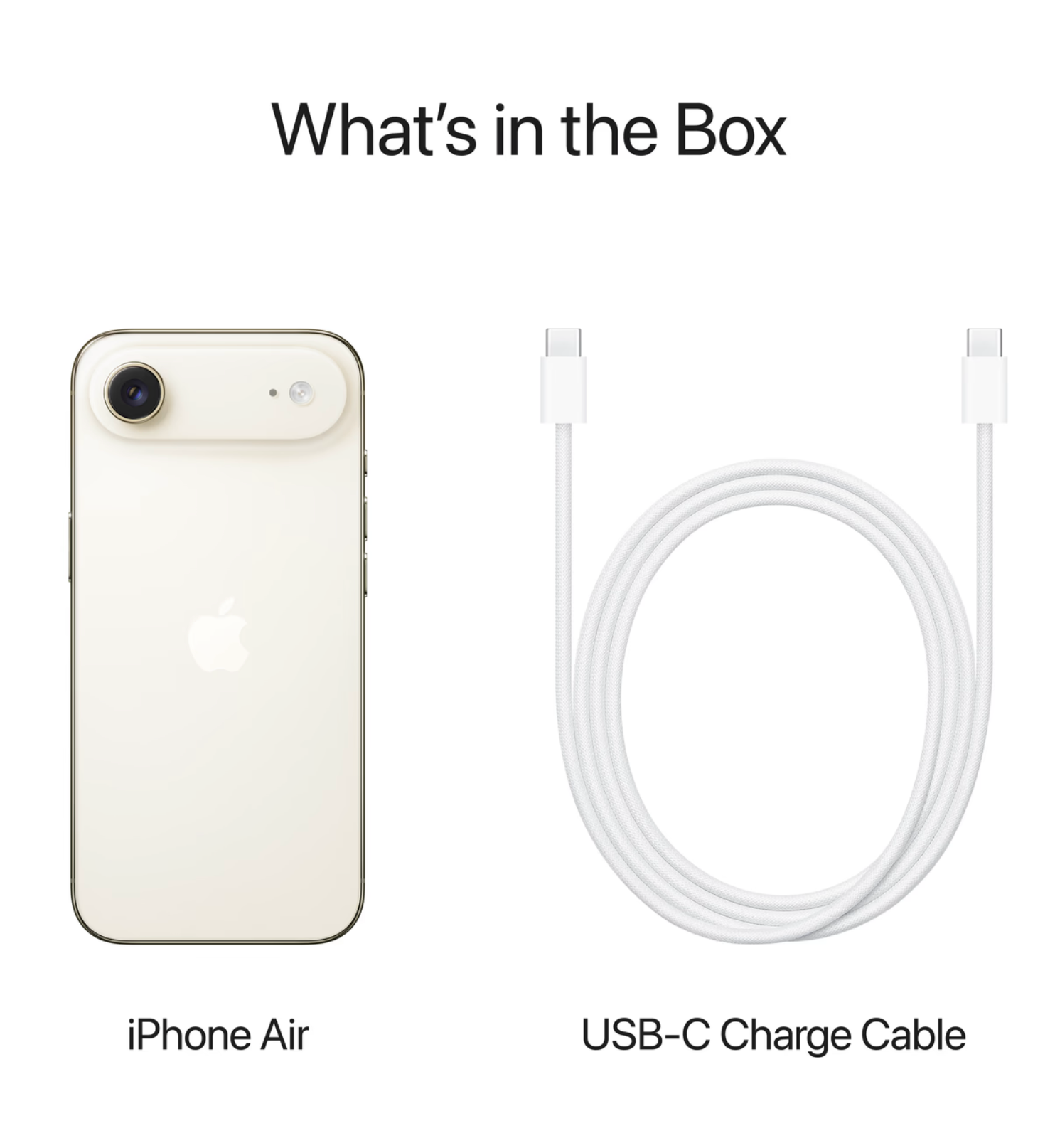 Apple iPhone Air 1TB Goud