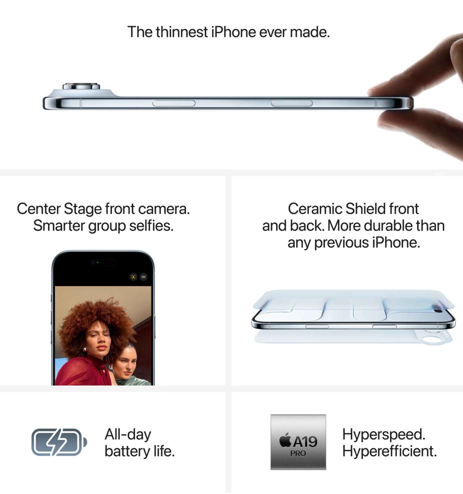 Apple iPhone Air 256GB Wit