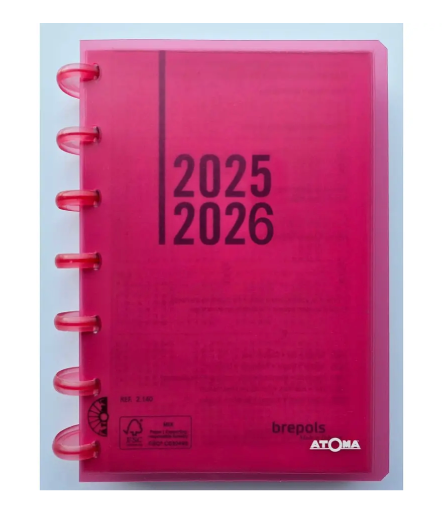 Atoma schoolagenda,  ft 110 x 170 mm, 1dag per pagina, 2025-2026 (Assorti)