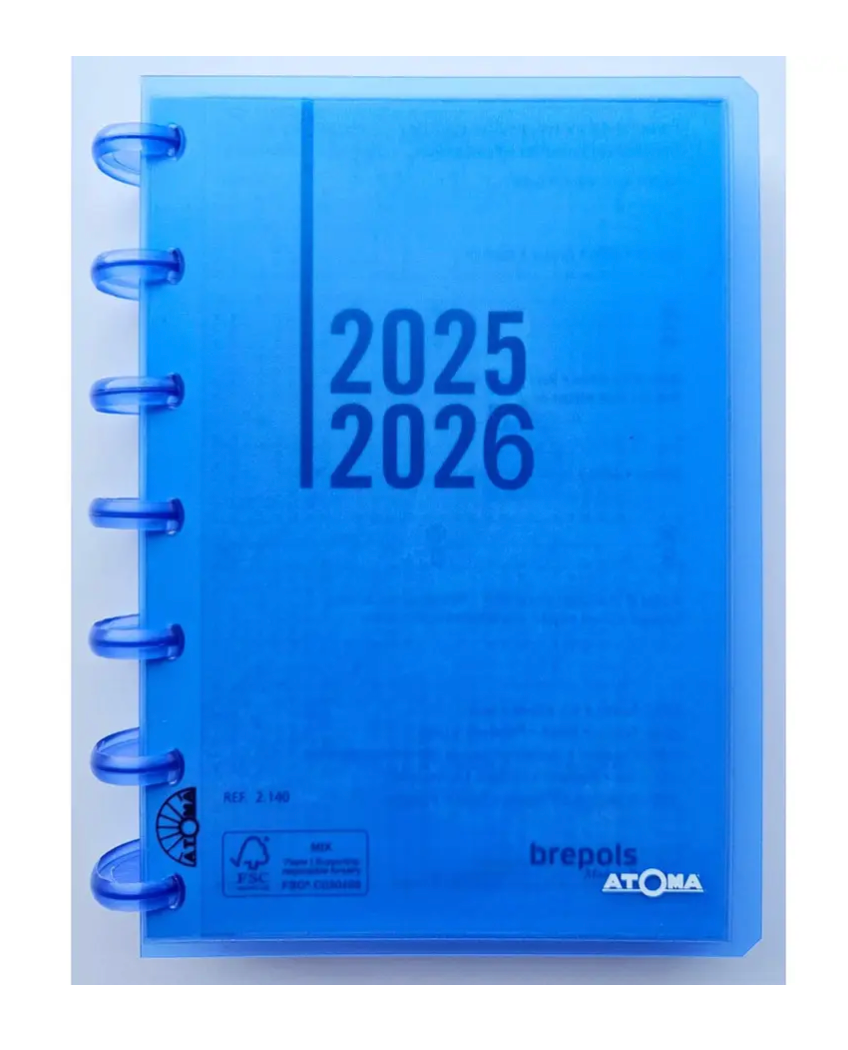 Atoma schoolagenda,  ft 110 x 170 mm, 1dag per pagina, 2025-2026 (Assorti)