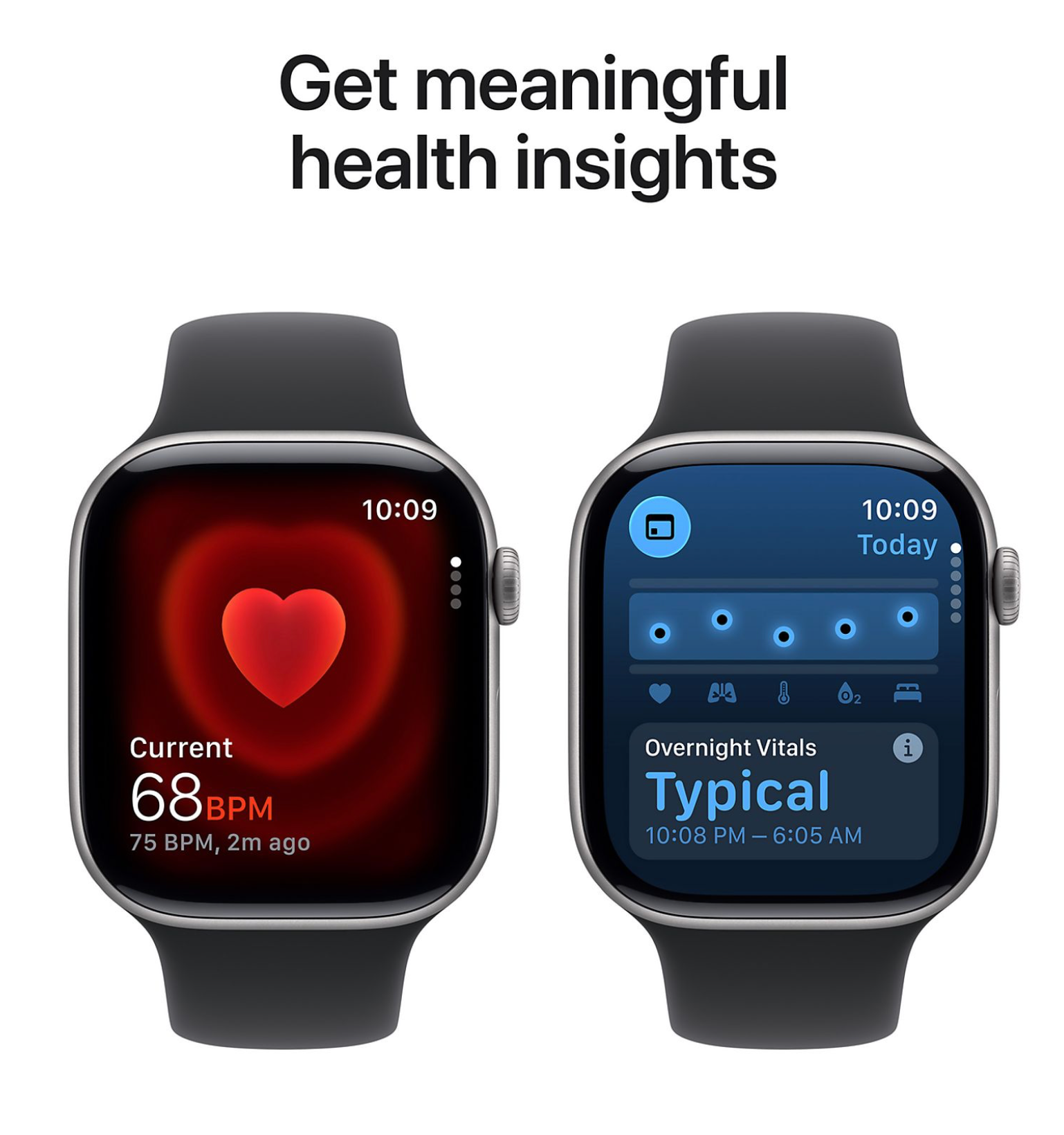 Apple Watch Series 11 GPS 46mm Aluminium Case - Black Sport Band M/L Smartwatch Space Grey