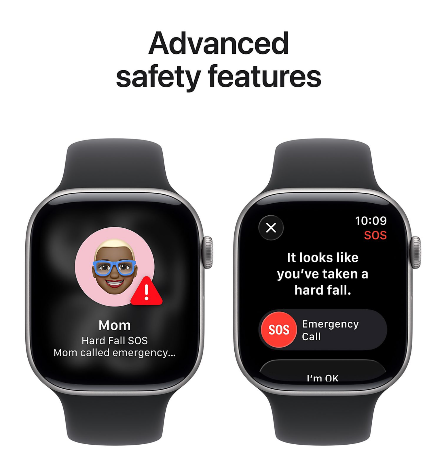 Apple Watch Series 11 GPS 46mm Aluminium Case - Black Sport Band M/L Smartwatch Space Grey