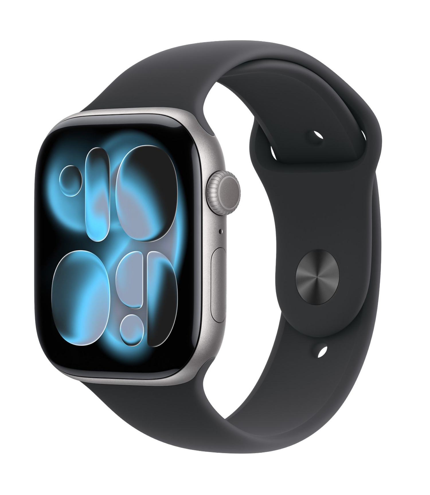 Apple Watch Series 11 GPS 46mm Aluminium Case - Black Sport Band M/L Smartwatch Space Grey