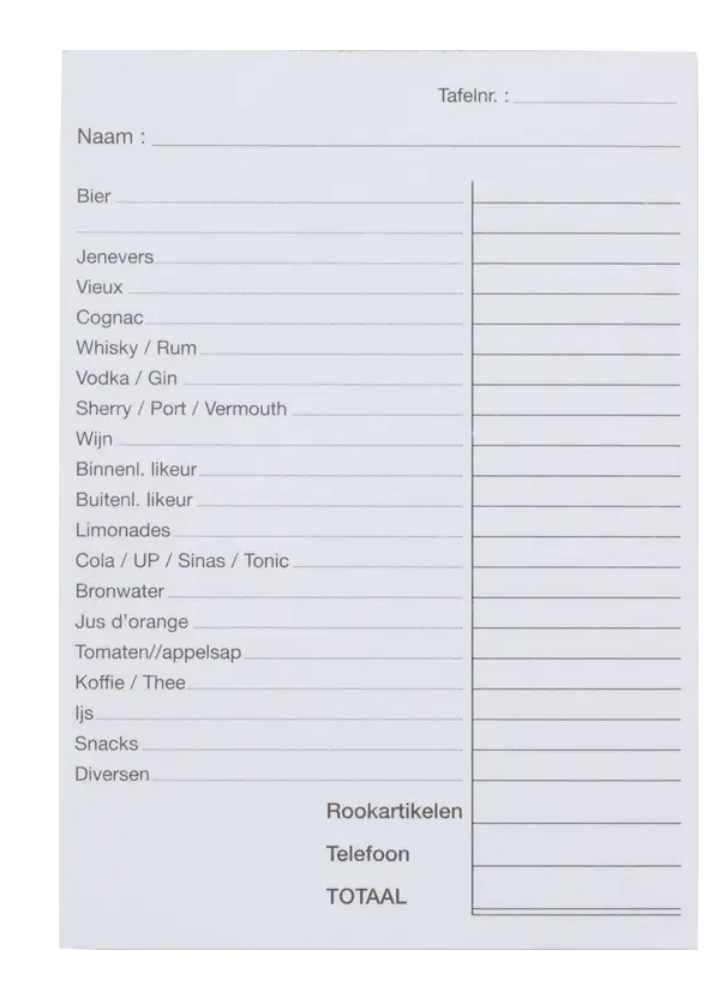 Consumptiebonnen