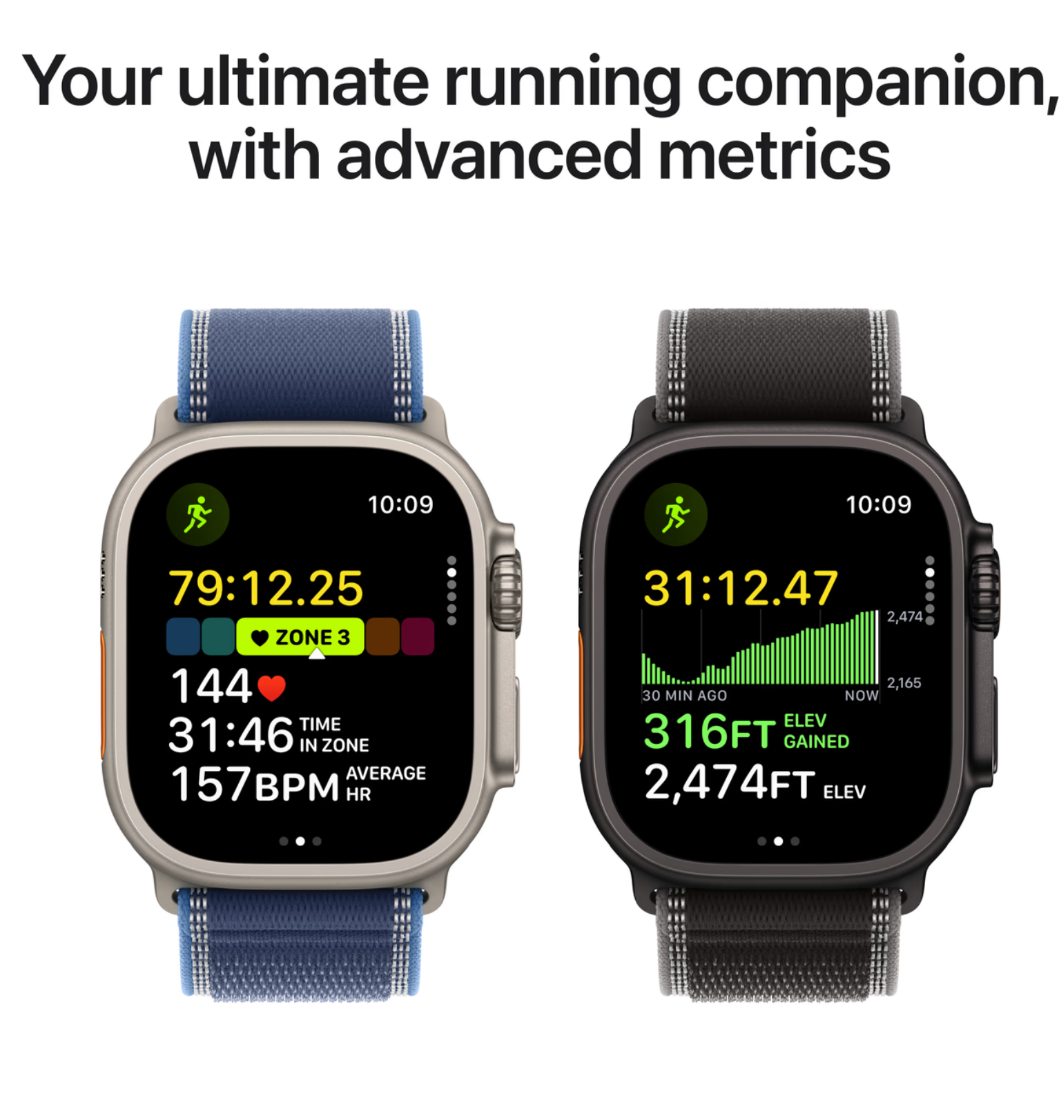 Apple Watch Ultra 3 Cellular 49mm Zwart Alpine Band M